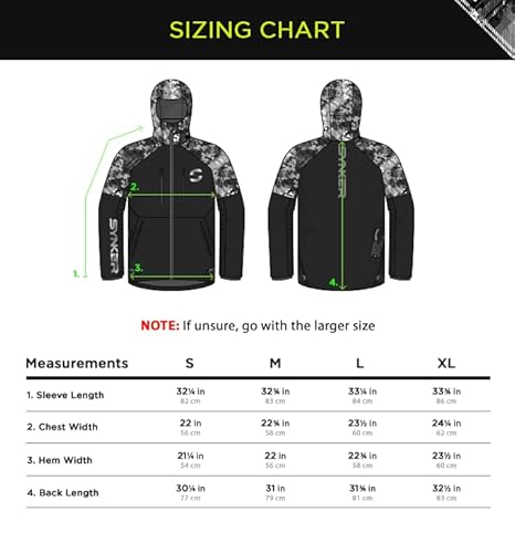Product Image 6: SYNKER STEALTH All Weather Performance Fishing Jacket | Waterproof, Windproof, Rainproof, Breathable, Lightweight (Medium)