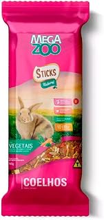 MEGAZOO STICKS COELHOS VEGETAIS 140g