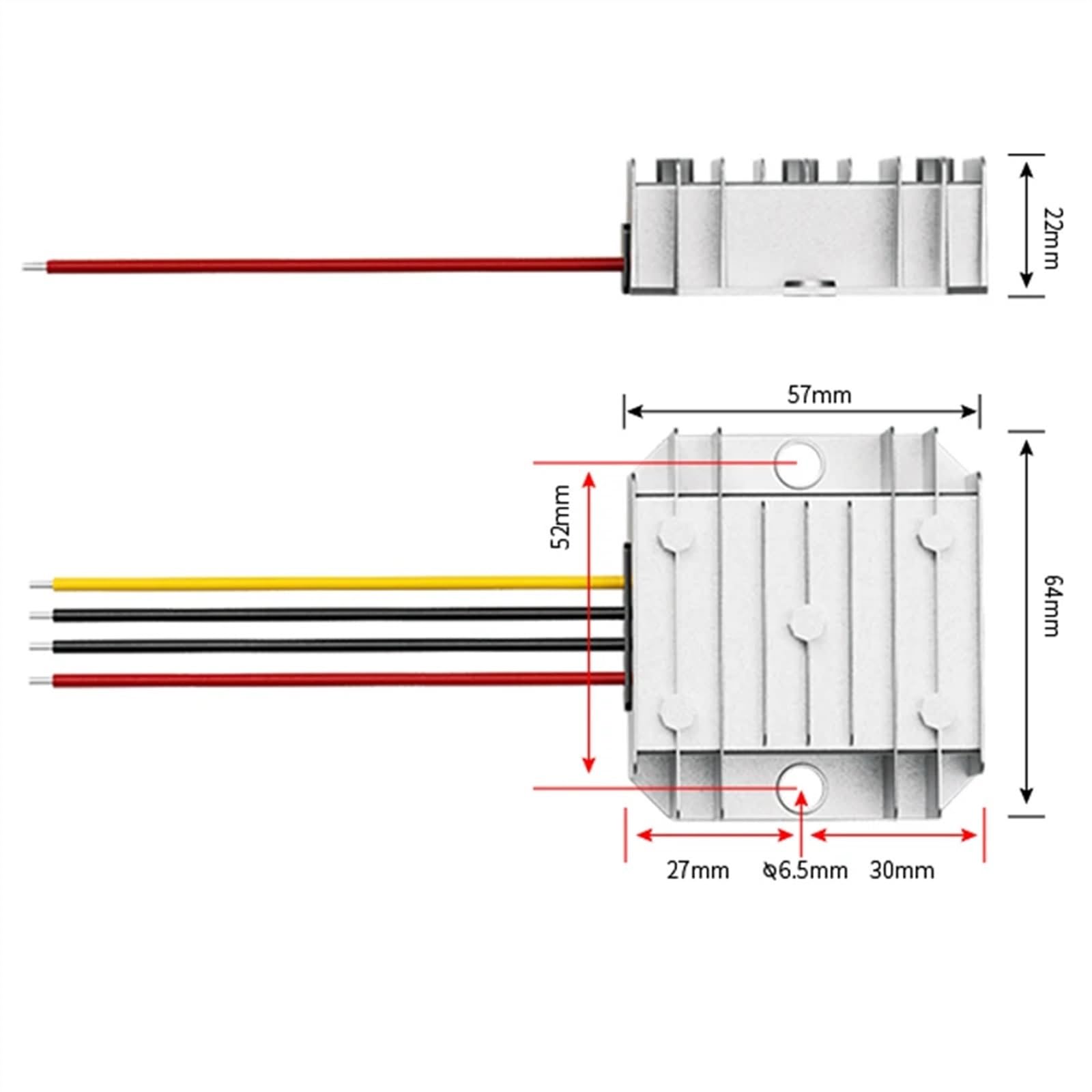 Przetwornica napięcia DC DC 24 V na 9 V moduł wsteczny 12 V na 9 V przetwornica napięcia spadkowego, moduł mocy, przetwornik obniżający (12 V 24 V do 9 V 5 A)