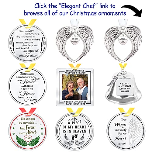 Memorial Christmas Ornaments - Your Wings Were Ready But My Heart Was Not Memorial Ornament For Christmas Tree - Angel Wing For Loss Of Loved One Remembrance Keepsake Sympathy Gift #TOP6