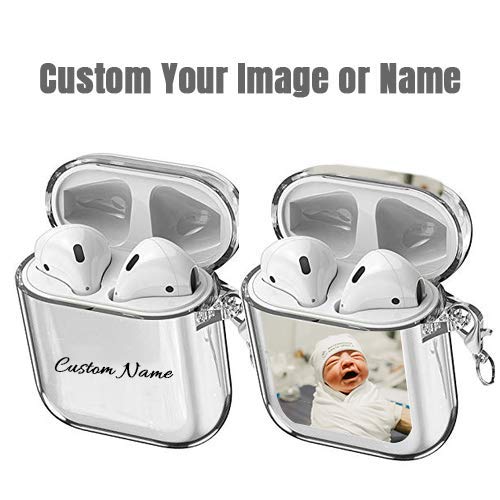 Custom Picture Airpods Case with Keychain, TPU Soft DIY Personalized, Compatible with Apple AirPods Pro and AirPods pro Cover