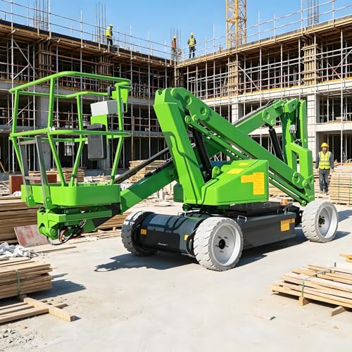 Electric Articulated Boom Lift Hydraulic Aerial Work Platform for Industrial Maintenance Construction and Outdoor High Access Use