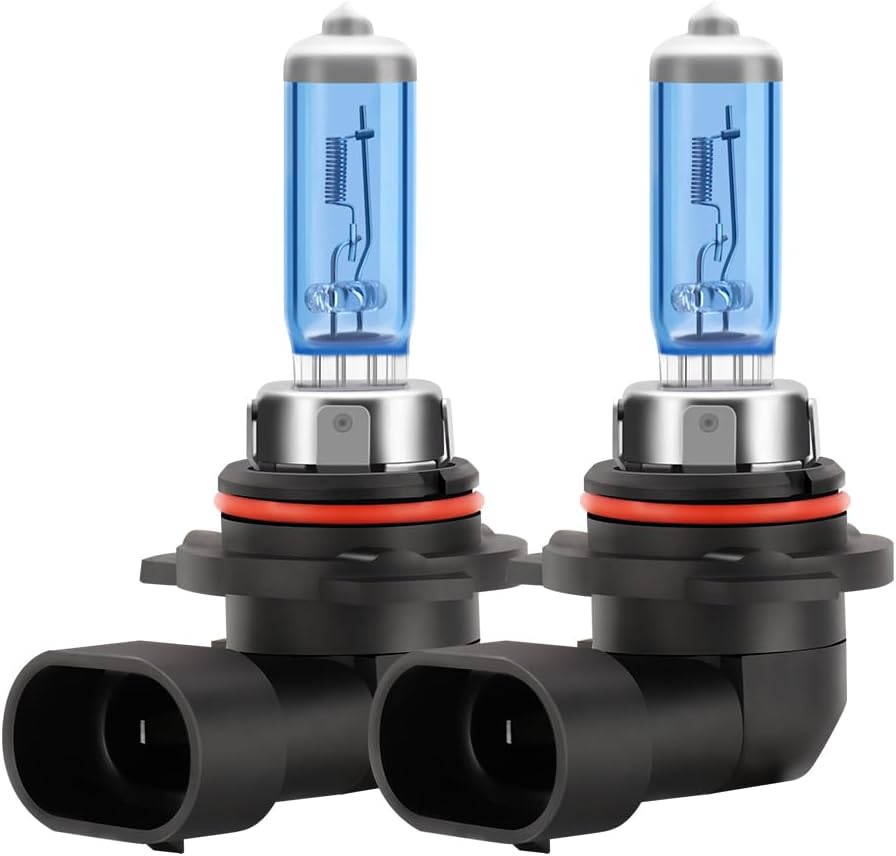 Halogen Headlight Bulbs For Nissan Titan 2004-2015, 9005/H10/HB3 High Beam + 9006/HB4 Low Beam + 880/881/H27 Fog Lights Halogen Light Bulb, 100W 6000K White, 300% Brighter, Pack of 6