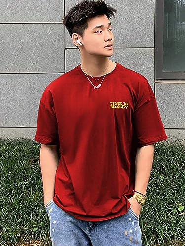 Image of Rigo Printed Oversized T-Shirts for Men | Drop Shoulder T-Shirt for Men