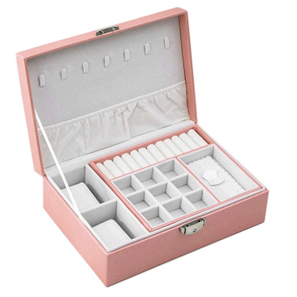 Boîte de rangement cosmétique multicouche portable pour coiffeuse