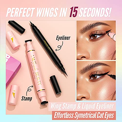 image for Liquid Eyeliner and Eyeliner Stamp - iMethod Waterproof Eye Makeup, Ey