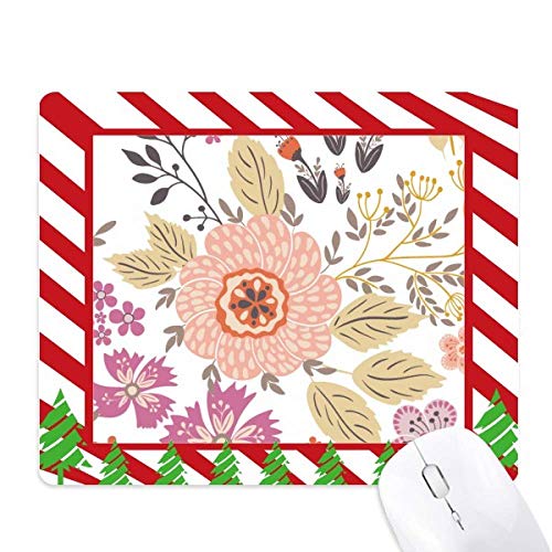 Tapis de souris canne de noël pour décoration bureau hivernal