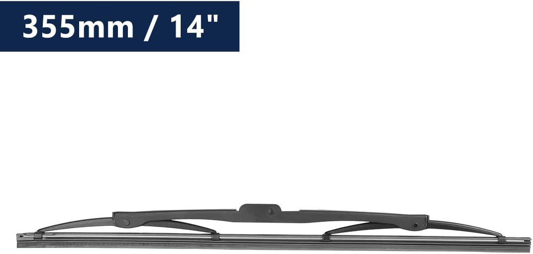 X AUTOHAUX Rear Windshield Wiper Blade Arm Set for Suzuki Forenza 2004-2008 14 Inch 355mm