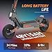 Kukirin Electric Scooter, 800W Motor E-Scooter Up to 34 Miles Range Max, Top Speed 28 MPH, 10