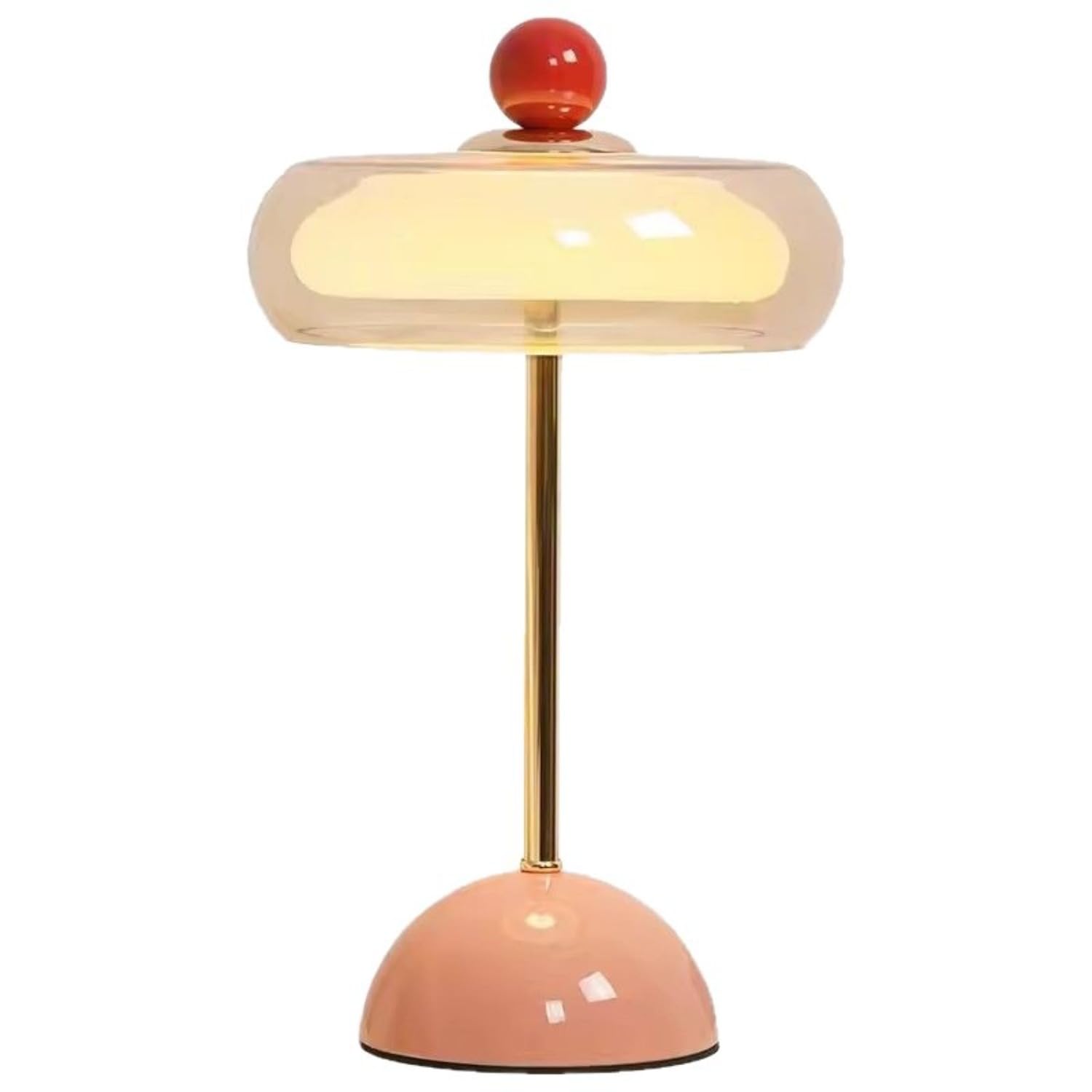 Lampa stołowa, Nordic INS lampka nocna z drewnianą podstawą, 3-kierunkowa ściemniana lampka nocna LED do sypialni, przedszkola, jadalni, dekoracji domu