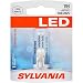 SYLVANIA 194 T10 W5W White LED Bulb, (Contains 1 Bulb)