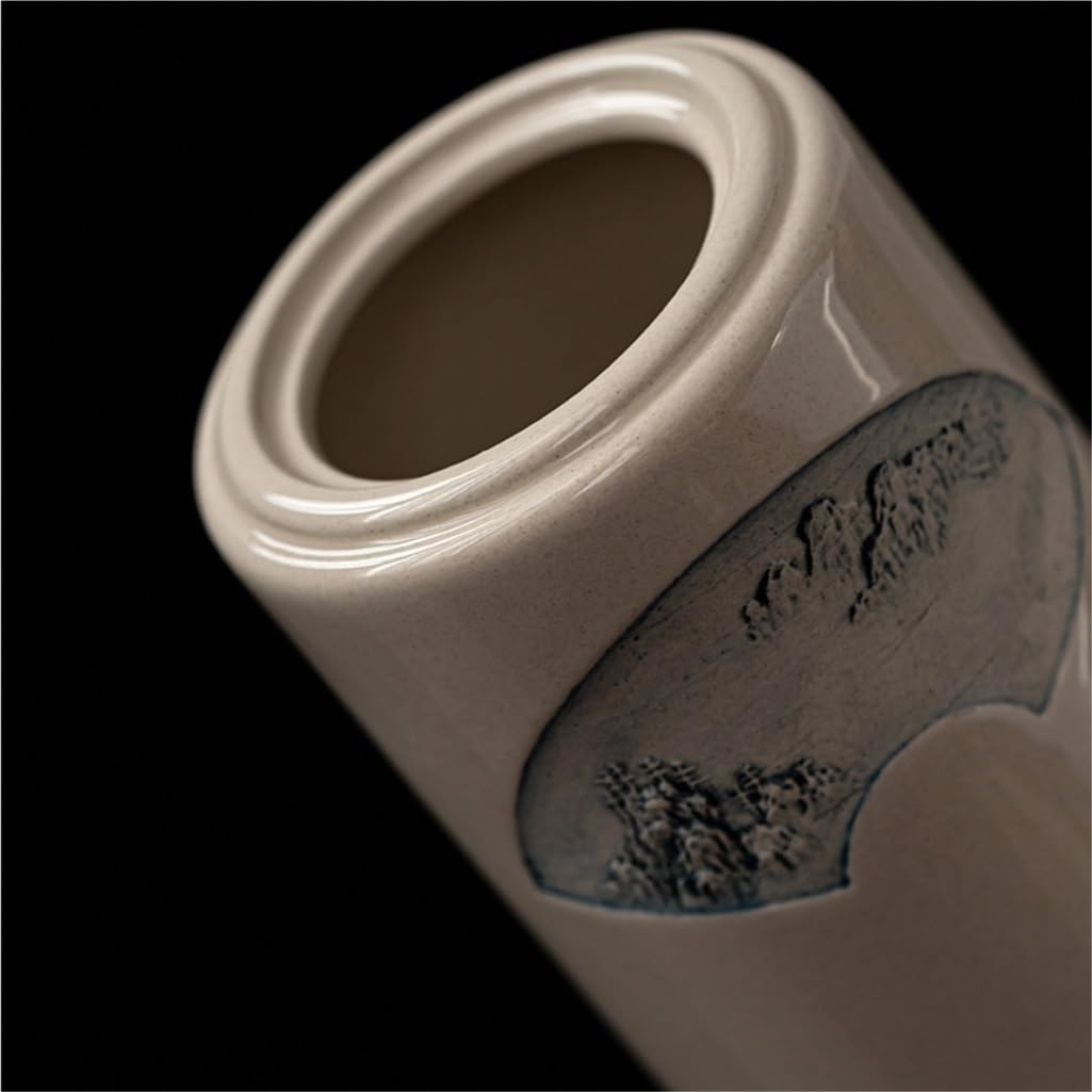 CMBSSTFC Słoik cukru Zbiornik do przechowywania herbaty luzem Chiński Retro Duży, ceramiczny, uszczelniony zbiornik do użytku domowego Magazyn herbaty Zbiornik do przechowywania w kuchni Pojemnik na