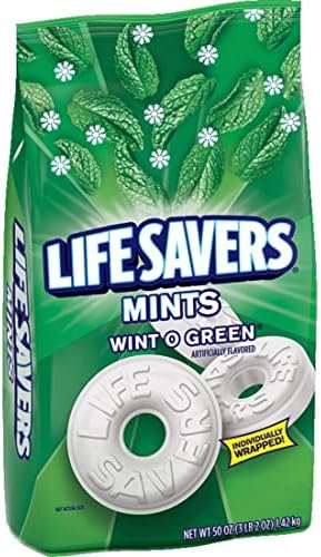 Life Savers Wint O Green Mints Bag - 3 lb. 2 oz.