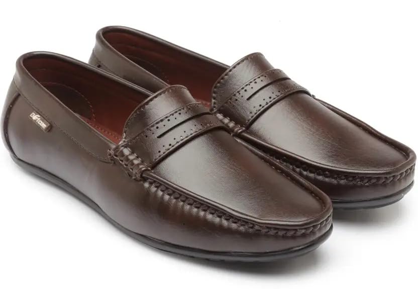 Image of Action | DOTCOM | DRIVE-43 | Men's | Slip-On | Loafers | Trendy | Classic | Comfortable | Lightweight | Casual | Shoes