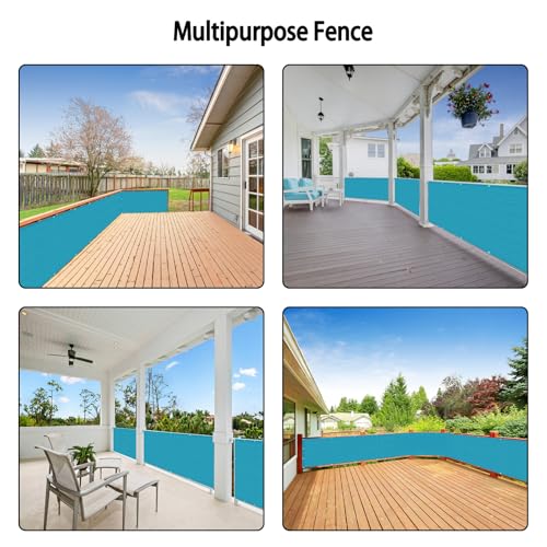 Protection UV brise vue opaque bleu 305 x 450 cm résistant - 8