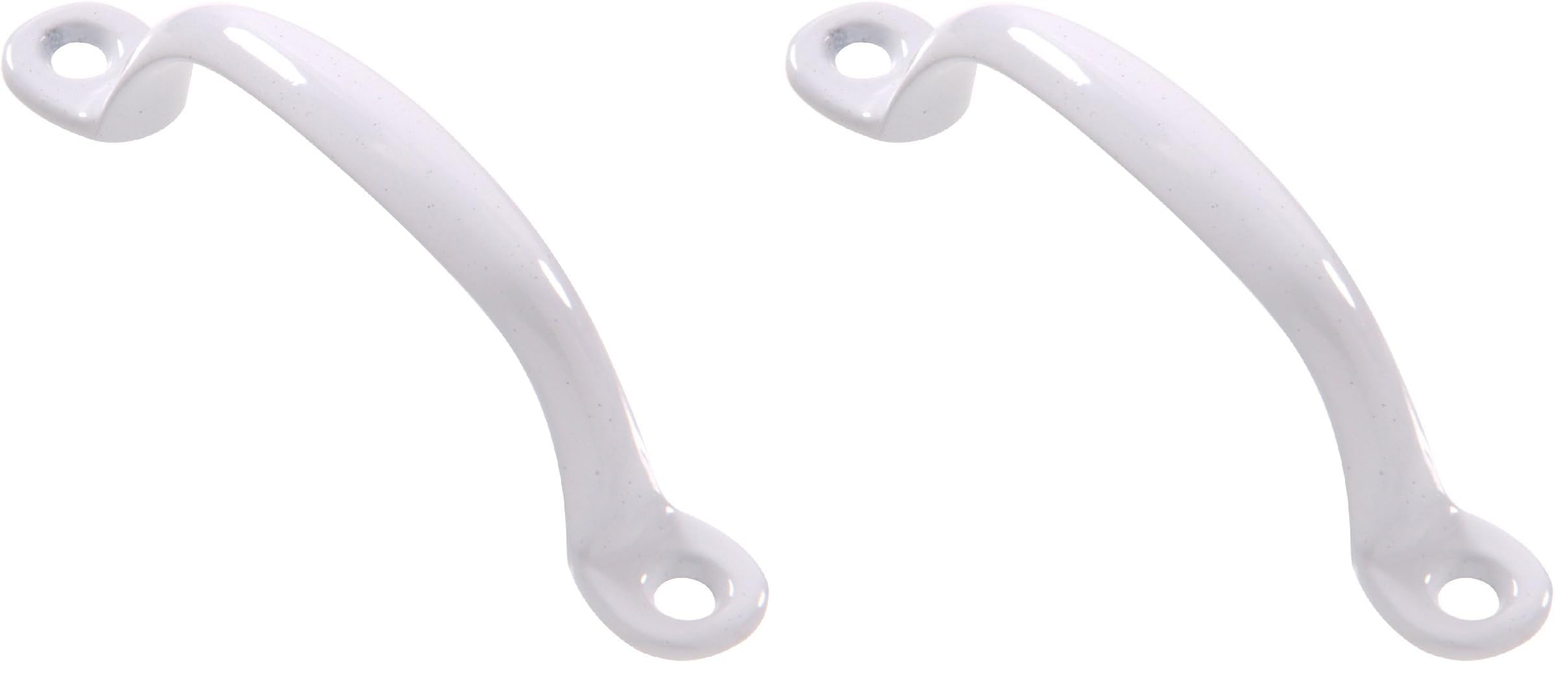 Hardware Essentials 851569 Utility Pull White Coating 3-3/4" (Pack of 2)