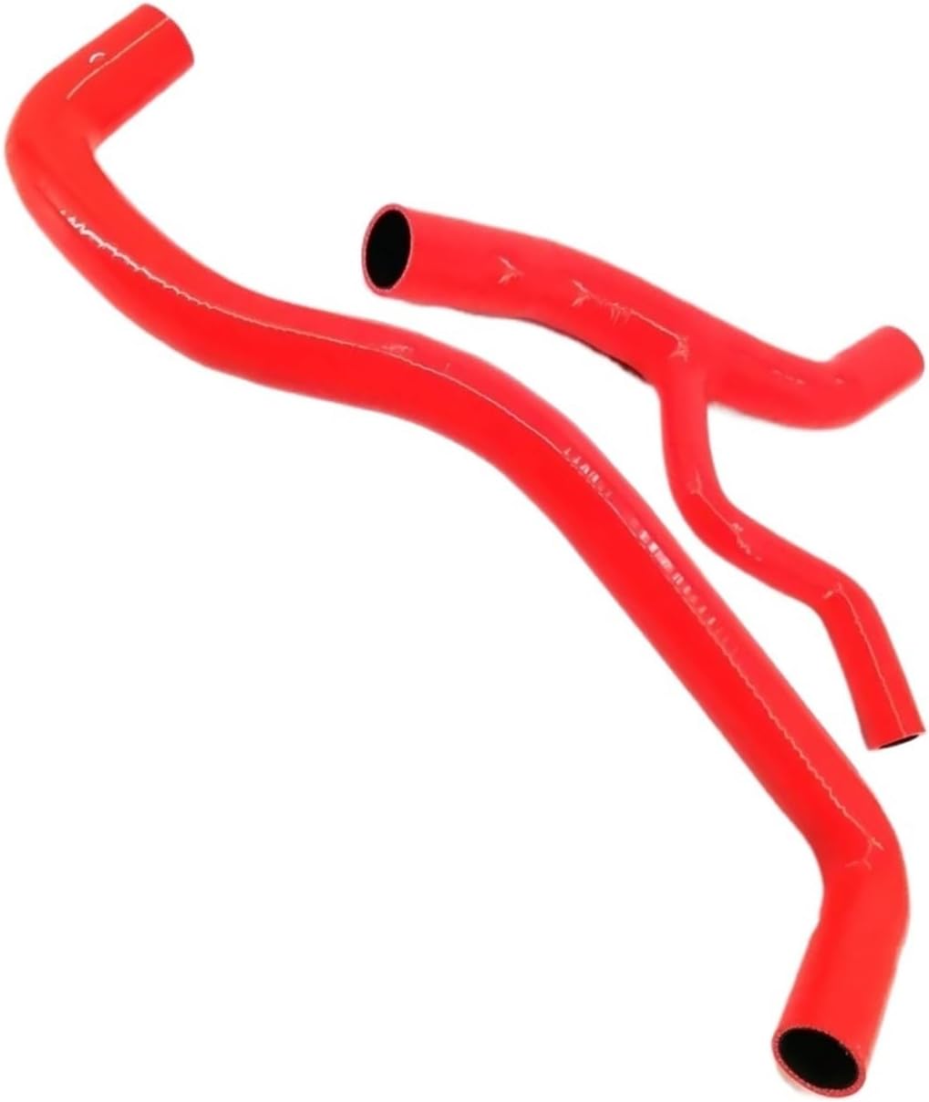 Engine Hoses Compatible with for Mustang GT 4.6L V8 1996 1997 1998 1999 2000 2001 2002 2003 2004 Engine Tube Silicone Radiator Coolant Hose(Red)