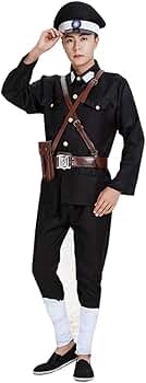 Amazon.co.jp: [NOQINHOO] 軍服 将校服セット 軍官 下士官 日本軍 兵士