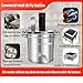 Commercial Automatic Stir, Stainless Steel Automatic Mixer Machine With 4-Blade Mixing Scraper, Adjustable Speed, Pure Copper Motor, For Soup Chili Sauce Beverage Jam Porridge (11.8 in)