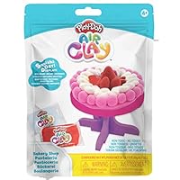 Play Doh Air Clay Foodie Cakes, Sensory and Educational Craft Toys for Kids, Ages 4+
