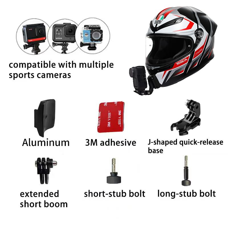 agv k6 gopro mount Amazon.com : AGV K6 K6S Chin Mount Kits Adjustable Camera Mount Kit  Customize Joint Base Compatible with Gopro Hreo Ins360 Srago DJI Etc.  (Aluminum Alloy Base) : Electronics