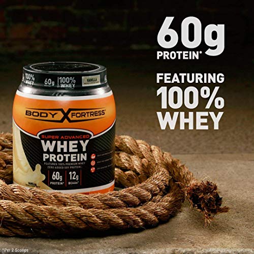 image for Body Fortress Super Advanced Whey Protein Powder, Cookies N' Cream, 2 