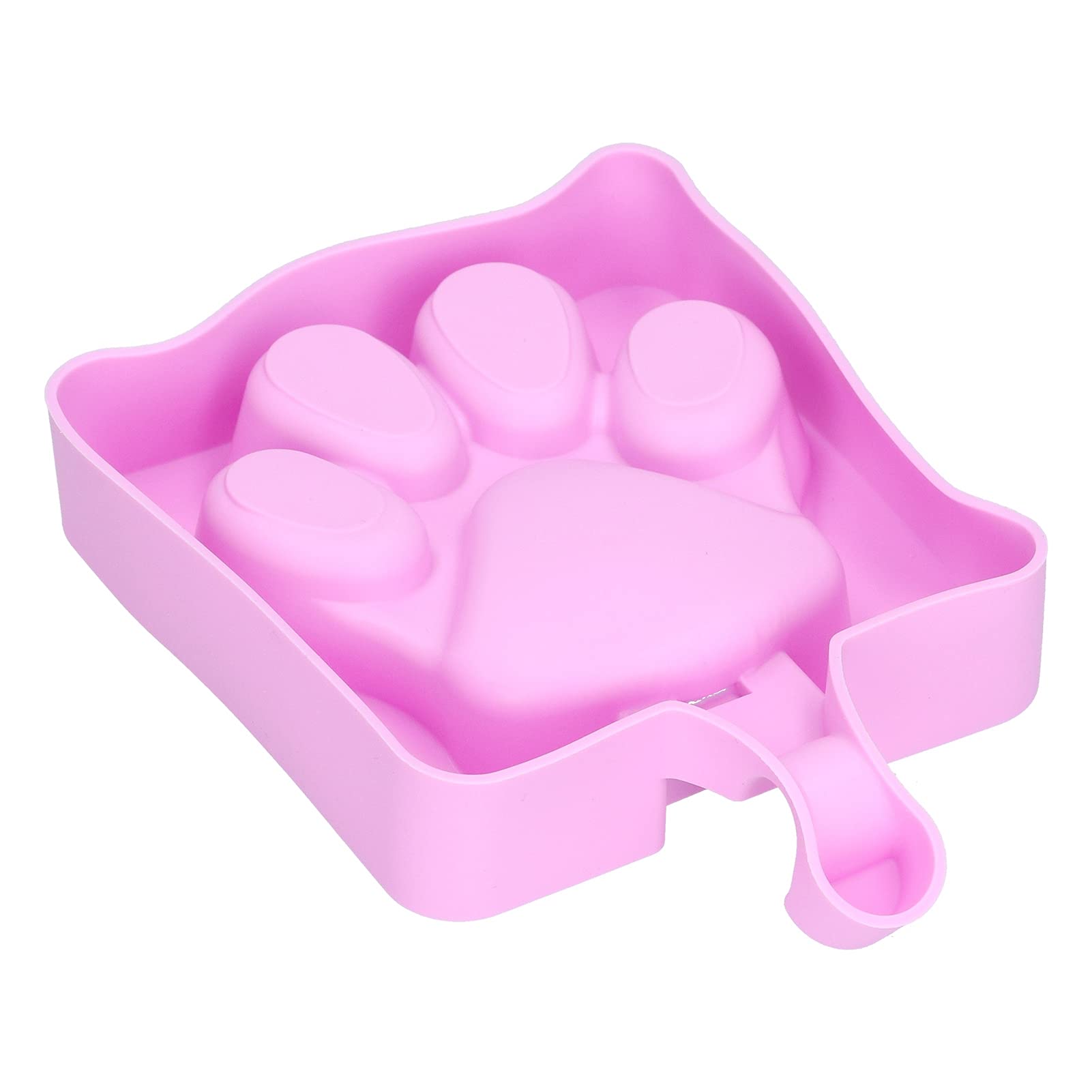 3 moldes de silicona for paletas con diseño garra gato. Moldes for helados for y pasteles