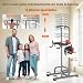 Imagen de RELIFE REBUILD YOUR LIFE Torre Entrenamiento Energía Power Tower Estación Pull Up Multifuncional Barras Dominadas Torre de Gimnasia Casa Equipo de Fuerza Dip Station Musculación