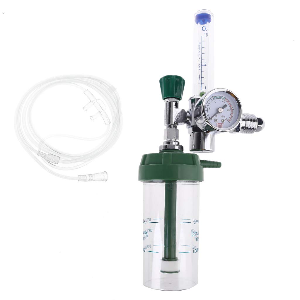 Bilinli As Pictures Shown Cga 540 Oxygen Regulator Pressure Reducer With Nasal Oxygen Tube For Oxygen Inhaler