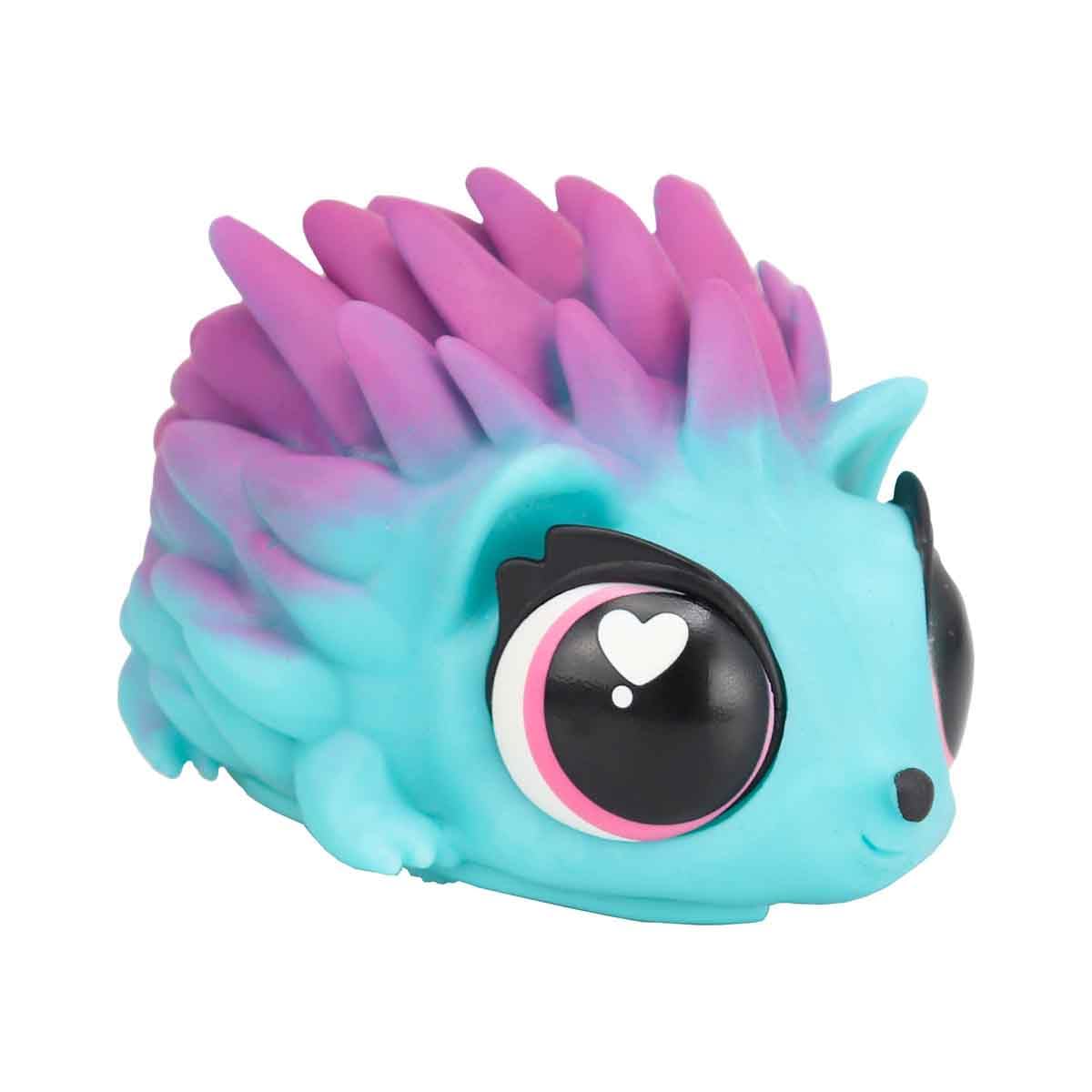 Jiggly Pets by Eolo My Spike Pet Azul, Spiky The Hedgehog, Erizo Interactivo, Mascota blandita Que Canta, Camina, Rueda, Corre, con música, Juguete para niños y niñas Desde 4 años, Famosa (JGG02200)