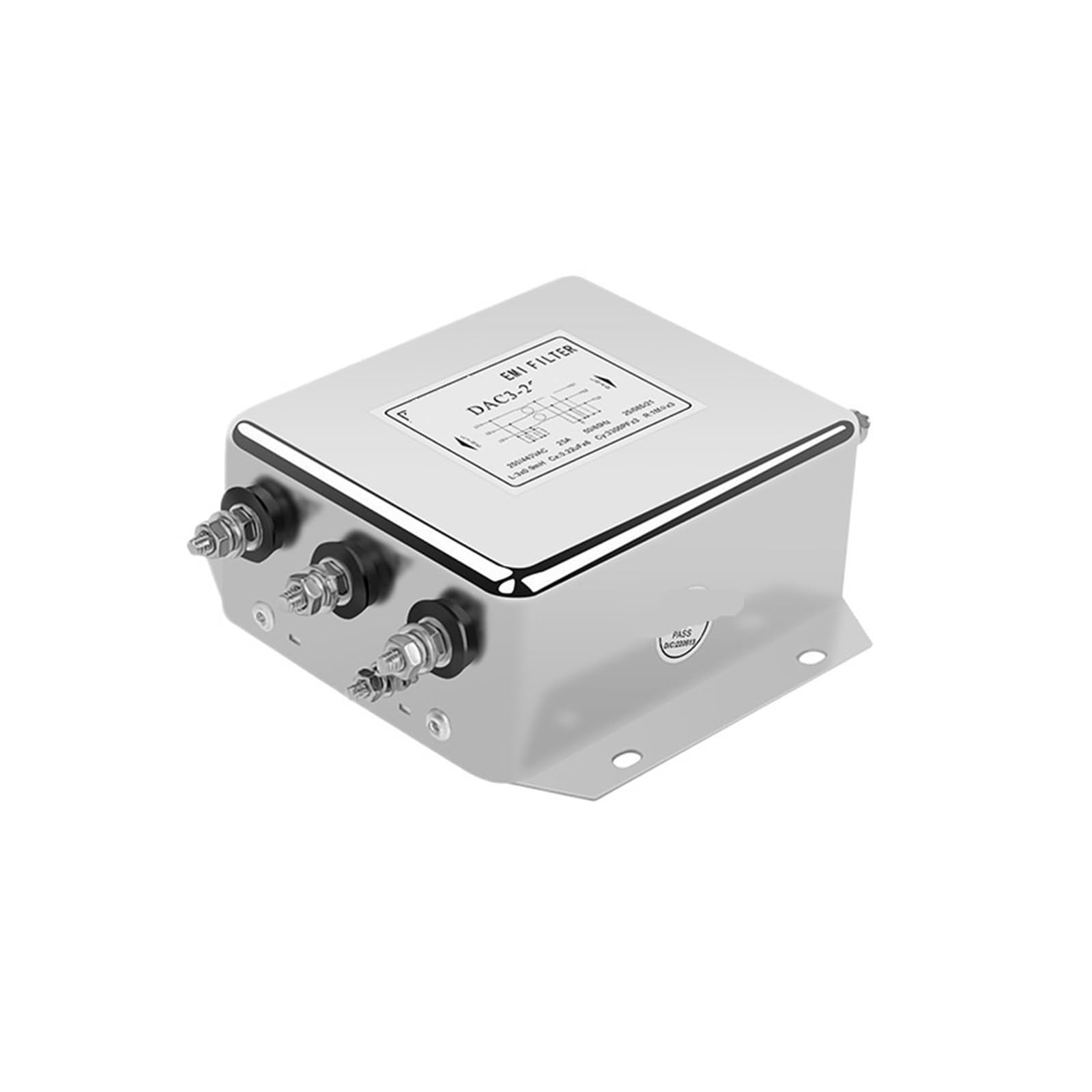 Filtro de Ruido DAC3 Trifásico 380VAC 35A para Red Eléctrica Industrial