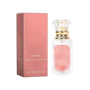 Pink Charming Lychee Perfume Long Lasting Fresh Floral and Fruity Notes Pleasant and Relaxing Fragrance Gift for Women