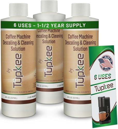 Descaling Solution コーヒーメーカークリーナー ? キューリグ、ネスプレッソ、デロンギ、ニンジャ、一回使用コーヒーとエスプレッソマシン用のユニバーサルデスカレーラー ? 3個パック