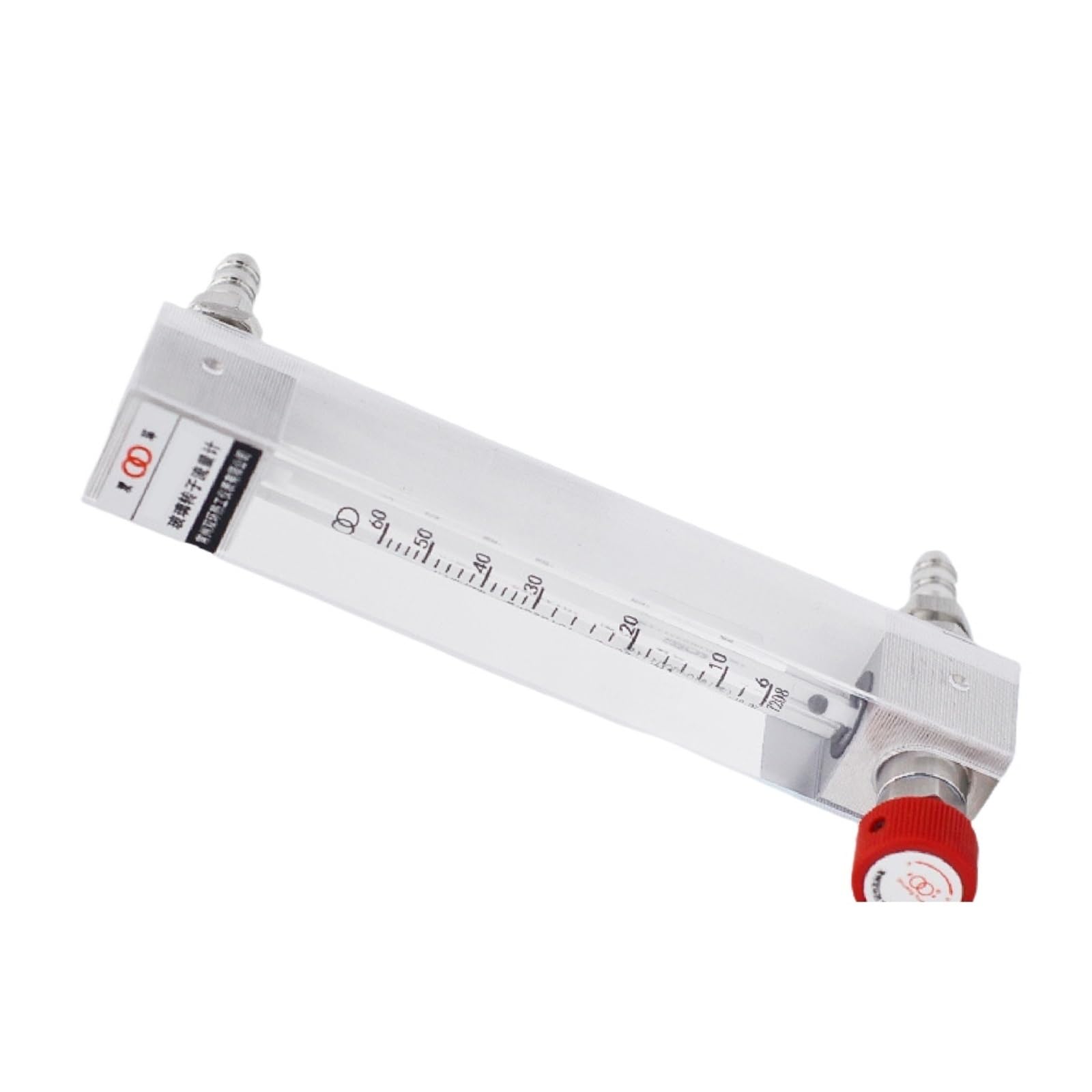 BALYDLUL Glass Tube Variable Area Flow Meter LZB-4WB Micro Flow Rotameter(0.6-6L-min)