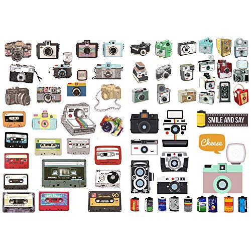 Seasonstorm Retro Film Camera Decoration Stickers (PK024)