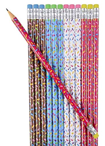Lápices de grafito multicolor 24 piezas 7 pulgadas miniatura 1