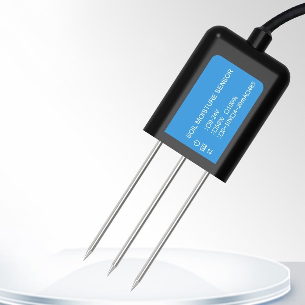 Sensore di umidità del suolo, IP68, senza fili, con app per giardino, igrometro di suolo preciso per irrigazione delle piante, 123 mm (D)