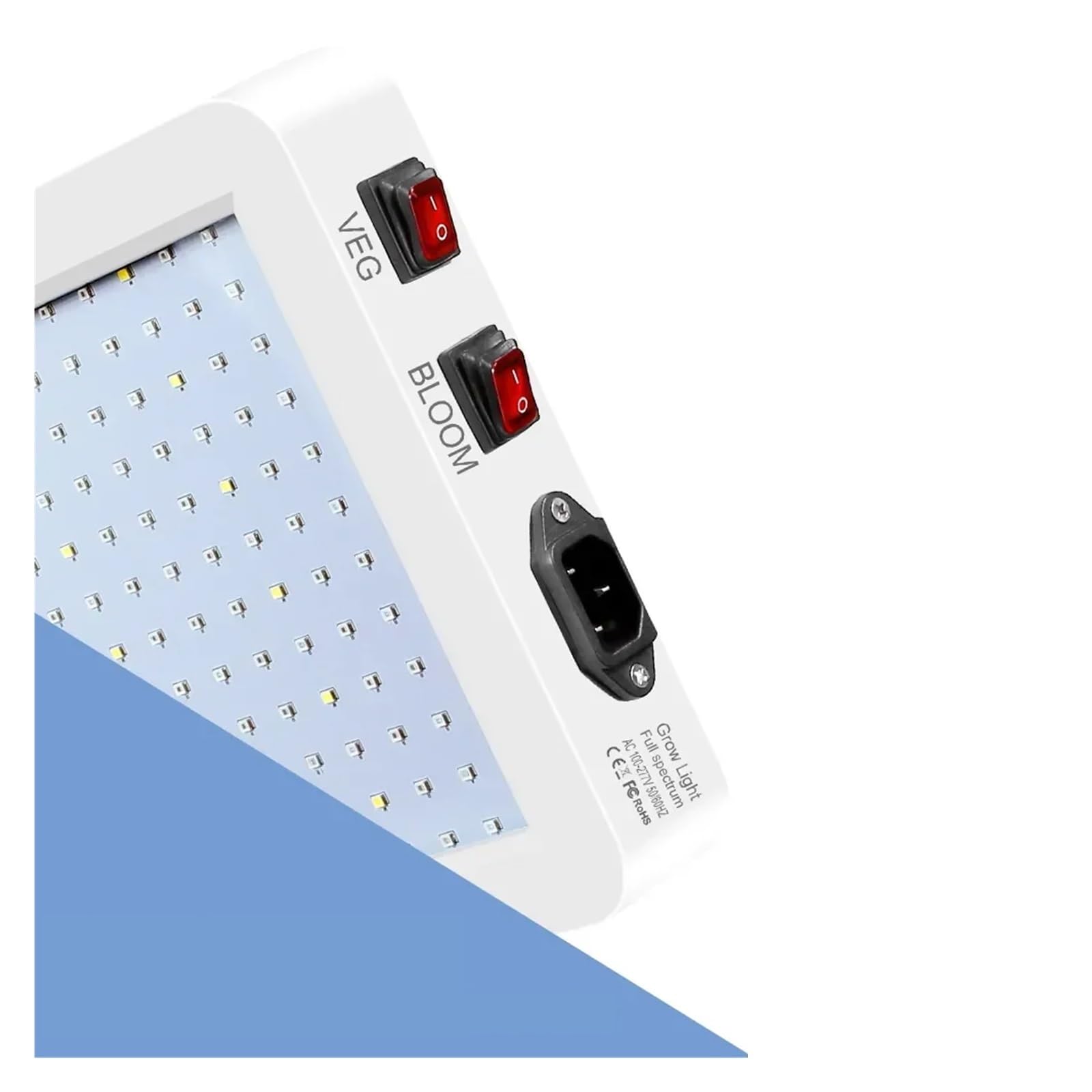 La pianta coltiva la luce, Lampada LED a spettro completo da 400/500 W, IP65, for piante, for coltivazione idroponica, for serre, for la crescita dei fiori(400W 216leds)