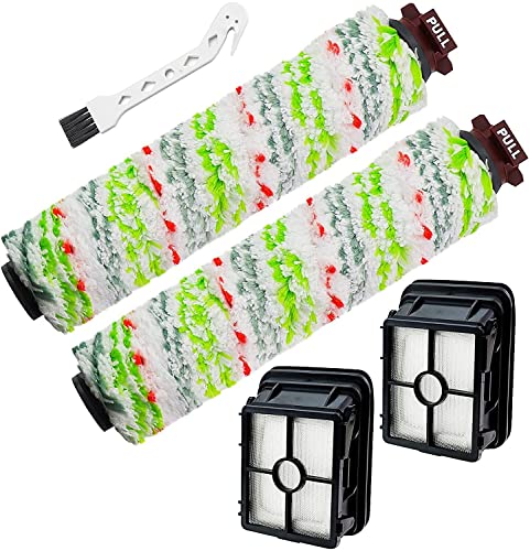 2306A 1785 Pet Pro Replacement Parts for Bissell Crosswave Roller Brush and for Crosswave Replacement Filter Compare to Part # 1613568 161-3568 1608684 LUXRILIX