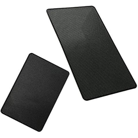 PXRLMYF 2Pcs Anti-slip Car Dash Sticky Pads,Sticky Gel Car Dashboard Non-Slip Mats,Silicone Anti-slide Fixate Sticky Mat for Phone Sunglasses Keys Coins,27x 15cm 19x 12cm Cover