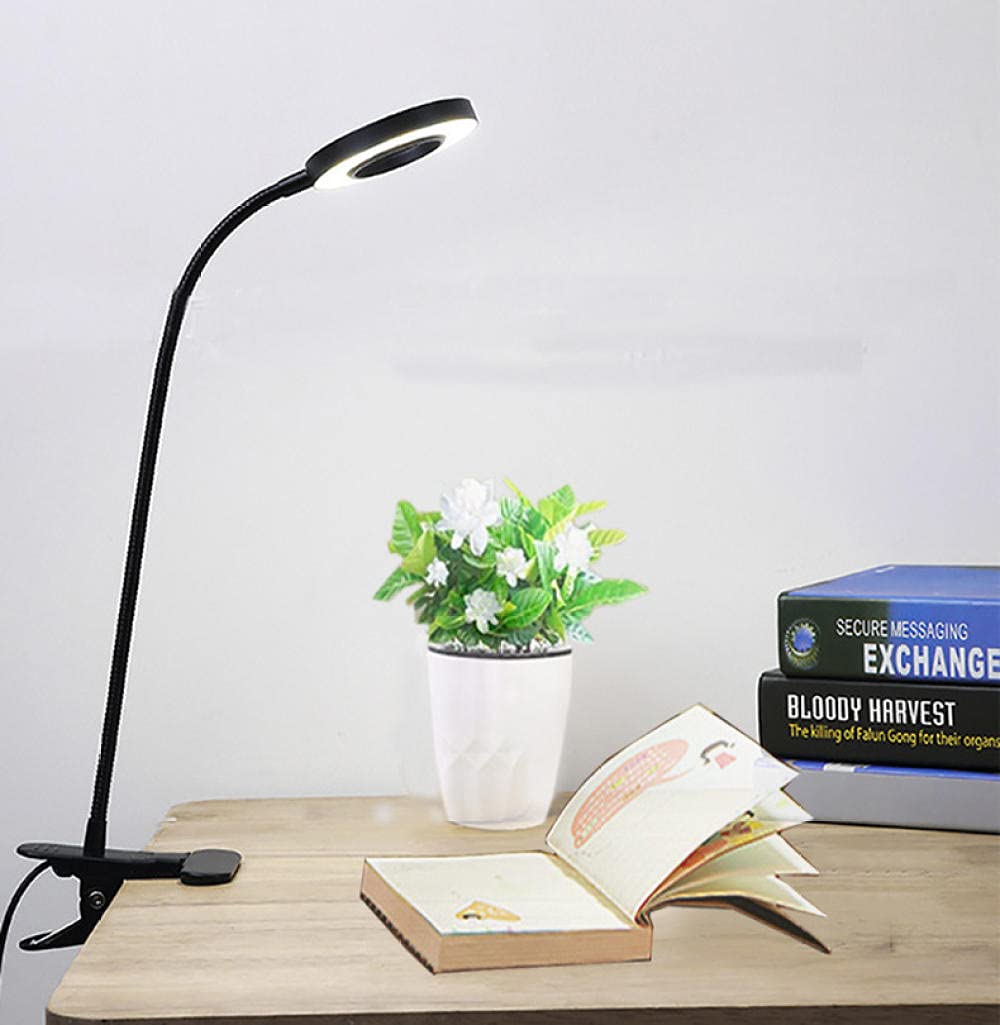 Luci A Clip Lampada Pinza Luce da Lettura Luce da Lettura Clip Lampada da Scrivania da Clip A LED USB Dormitorio per Dormitorio per Dormire per Studenti Desk Desk Universale