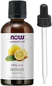 NOW Foods Lemon Oil, 4 Fluid Ounce + 1 Glass Dropper