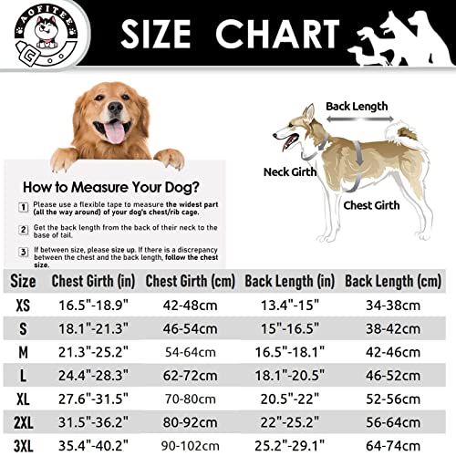 Aofitee Dog Pajamas, Warm Fleece Dog Sweater, Fullbody Dog Coat For Large Dogs, Winter Pullover Dog Onesie Pjs, Windproof Comfy Dog Apparel Cold Weather Clothes For Small Medium Large Dogs #TOP5