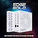 Cybenetics Lian Li Edge Gold 1000W 80 Plus Gold White Full Modular 12VHPWR Power Supply with USB Hub EG1000G White EU