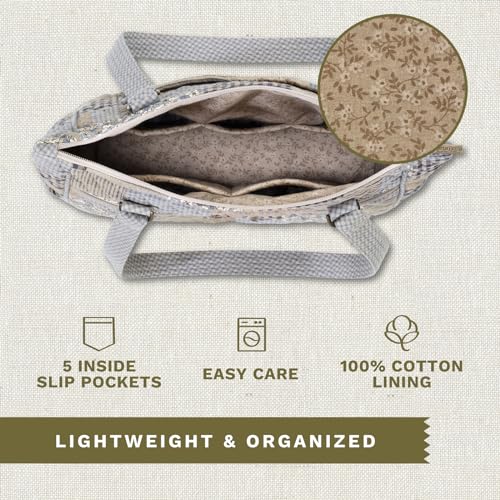 Bella Taylor Everyday Tote | Lightweight Quilted Fabric Handbags for Women4