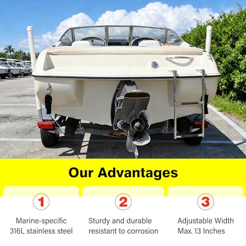 C CLINK 60'' 316L Stainless Steel Trailer Post Guide on Anti seawater Corrosion Boat Trailer Guide-ons-60in 2*UPVC Tube Trailer Guide Bars with Cushioned Rubber pad by C CLINK - Used condition - Image 6