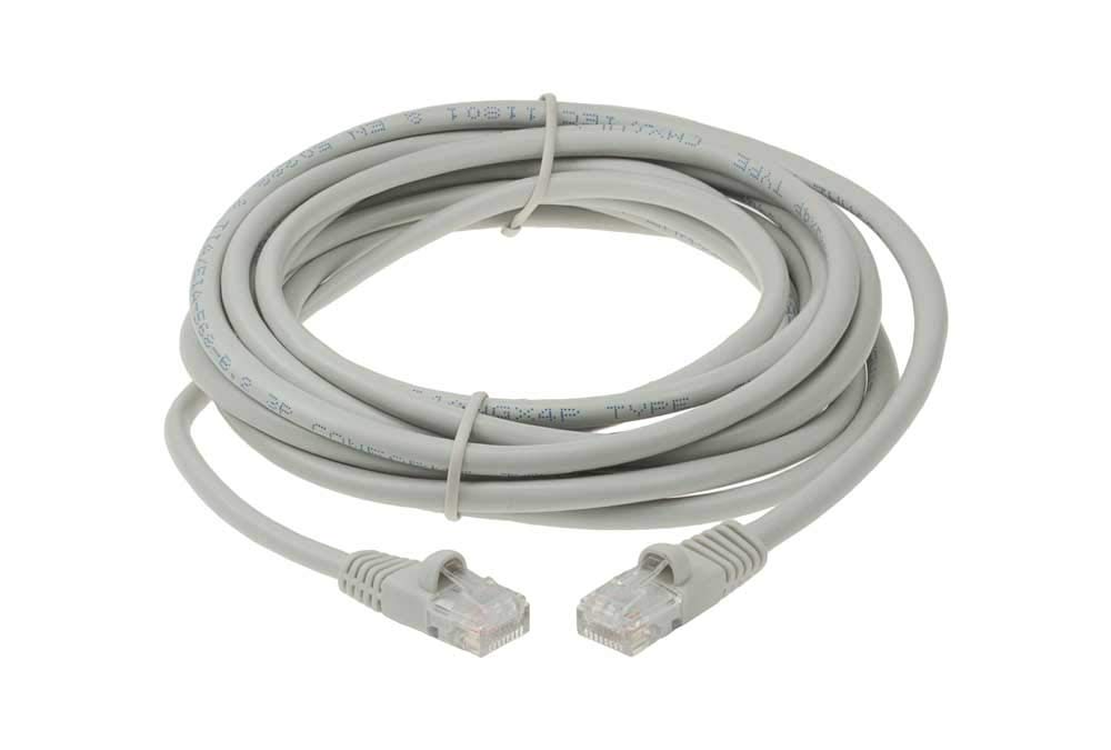12ft Cat 5E Unshielded (UTP) Ethernet Network Cable - Gray
