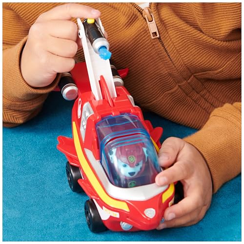4. Bild von PAW PATROL PAW Patrol, Aqua Pups - Basis Fahrzeug Spielzeugauto im Delfin-Design mit Marshall Welpenfigur, Spielzeug geeignet für Kinder ab 3 Jahren