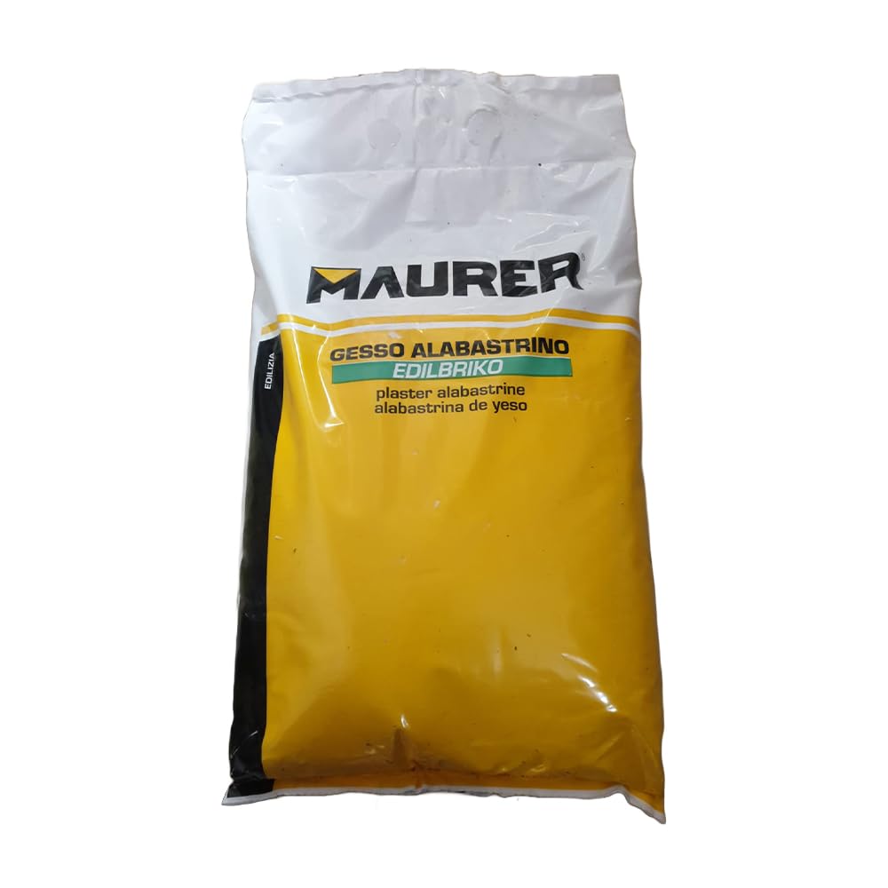 Gesso Alabastrino Maurer 5Kg per la produzione di manufatti in gessi, cornici