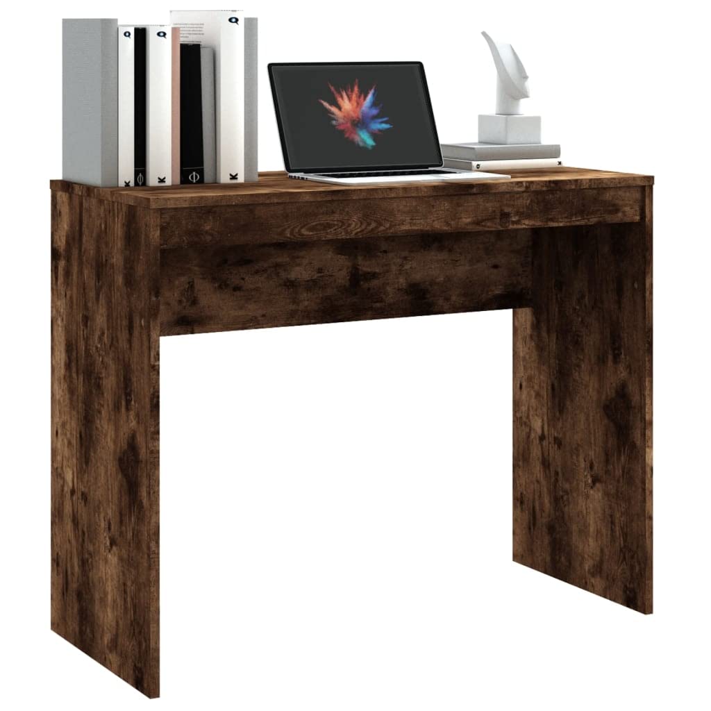 Scrivania, tavolo da gioco, scrivania per computer, console, tavolo da ufficio, adatto per soggiorno, sala giochi, ufficio, studio, incenso, 90 x 40 x 72 cm, materiale in legno